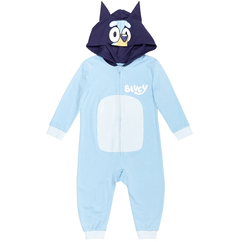 Bluey Toddler Boys Zip Up Cosplay Coverall