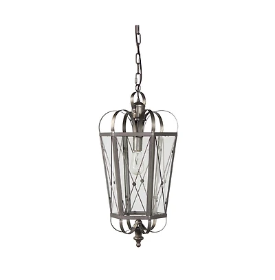 Rustic Hanging Lamp - Farmhouse Light Fixture with Vintage Charm