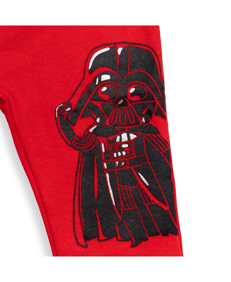 Star Wars Baby Boys Darth Vader Stormtrooper C-3PO Chewbacca R2-D2 Yoda 2 Pack Jogger Pants Newborn to