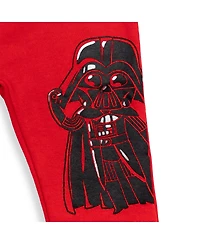 Star Wars Baby Boys Darth Vader Stormtrooper C-3PO Chewbacca R2-D2 Yoda 2 Pack Jogger Pants Newborn to