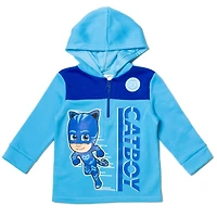 Pj Masks Toddler Girls Fleece Half Zip Hoodie
