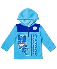 Pj Masks Boys Fleece Half Zip Hoodie