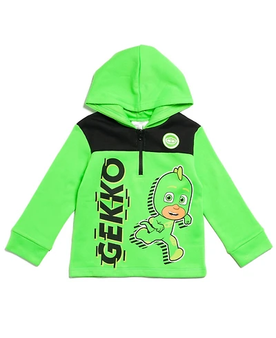 Pj Masks Toddler Boys Fleece Half Zip Hoodie