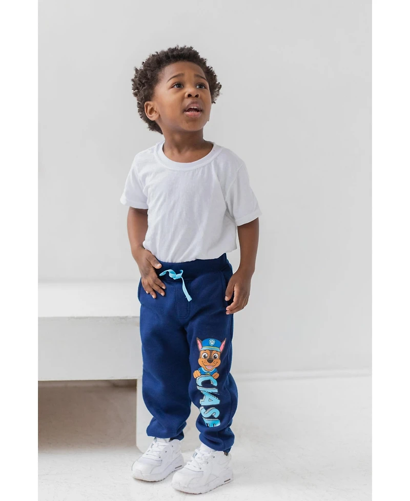 Paw Patrol Toddler Boys Fleece 3 Pack Pants to (2T - 7-8