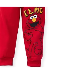 Sesame Street Little Boys Elmo Cookie Monster Oscar the Grouch Fleece 3 Pack Pants to