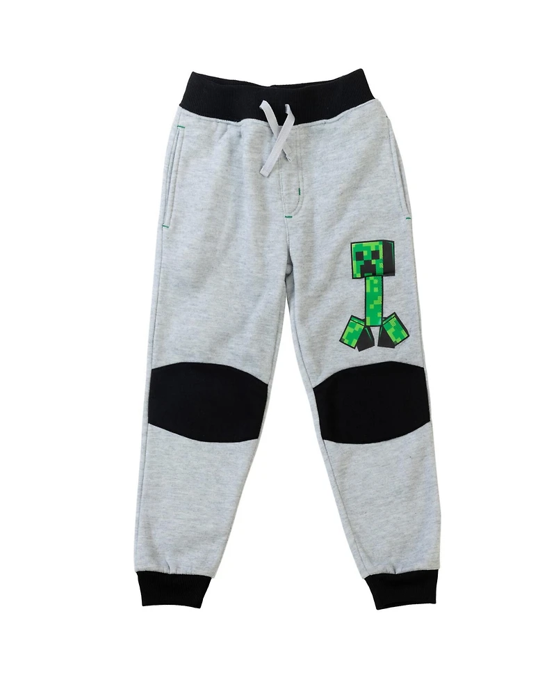 Minecraft Boys Fleece 2 Pack Jogger Pants to