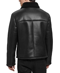 Guess Men's Toni Asymmetrical Faux Leather Jacket