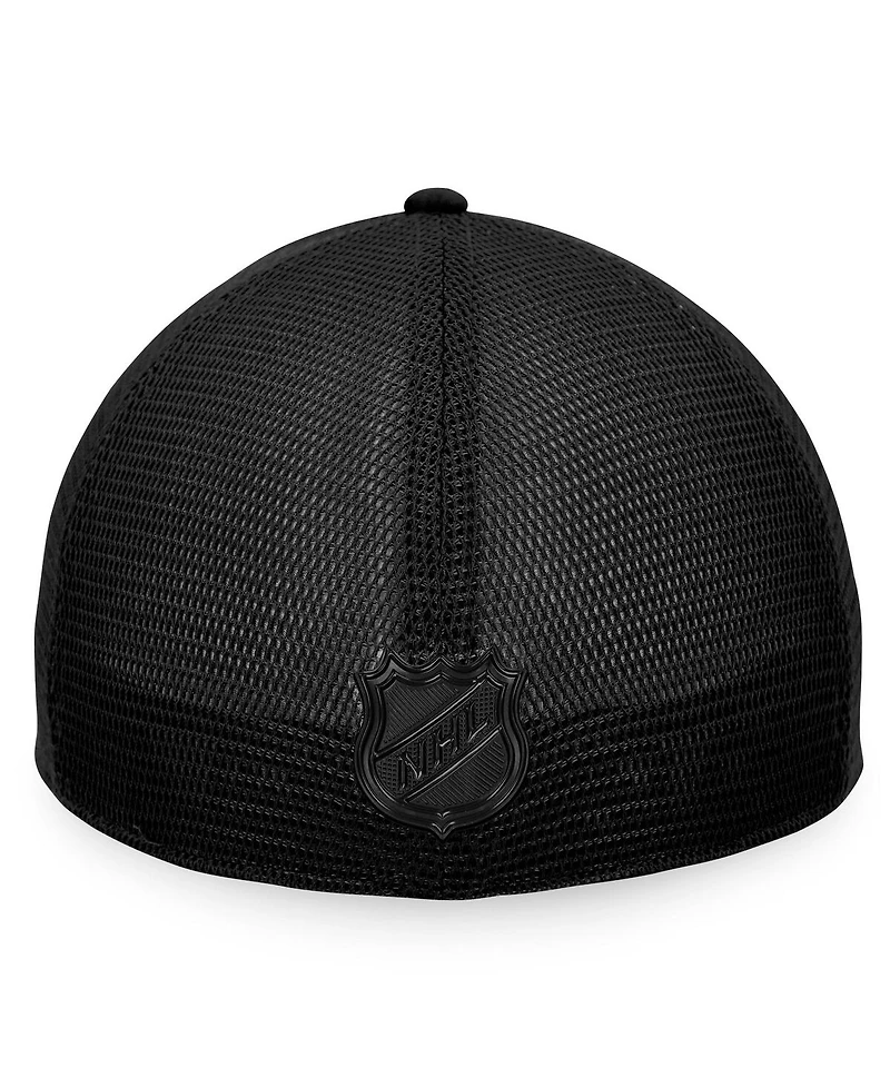 Fanatics Men's Black San Jose Sharks Authentic Pro Road Flex Hat