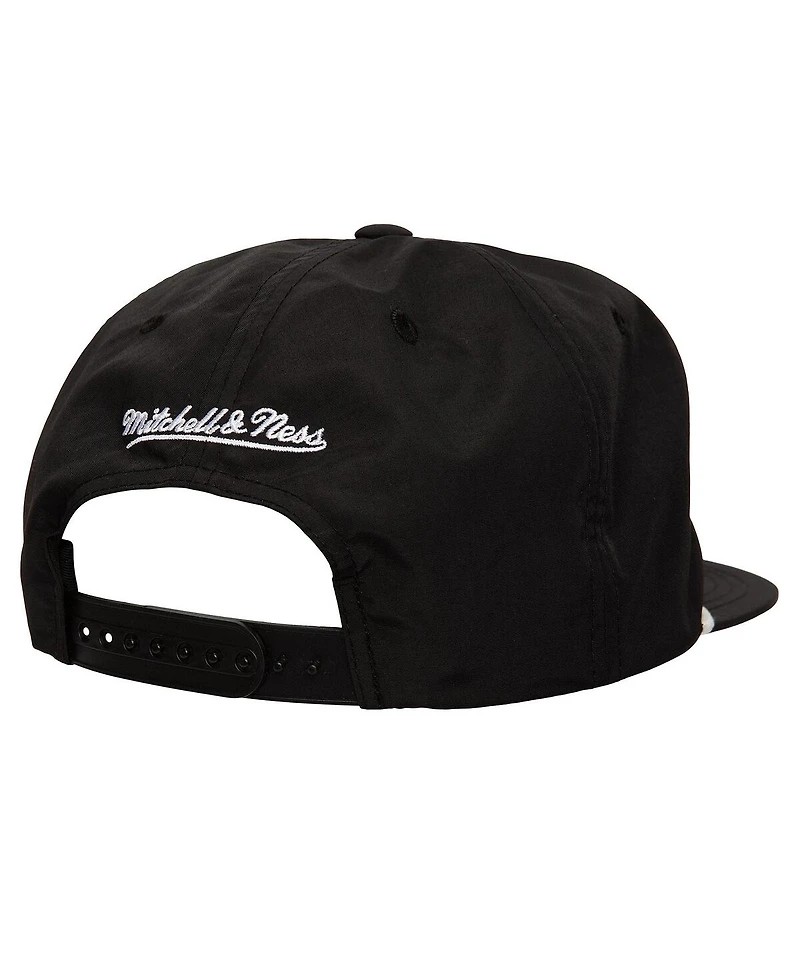 Mitchell & Ness Men's Black California Angels Pew Pew Deadstock Adjustable Hat