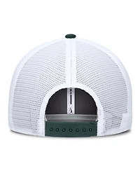 Nike Men's Green/White Michigan State Spartans Primetime Rise City Trucker Adjustable Hat
