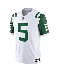 Nike Men's Garrett Wilson White New York Jets Classic Alternate Vapor F.u.s.e. Limited Jersey