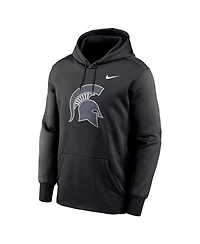 Nike Men's Black Michigan State Spartans Color Pop Performance Fleece Pullover Hoodie