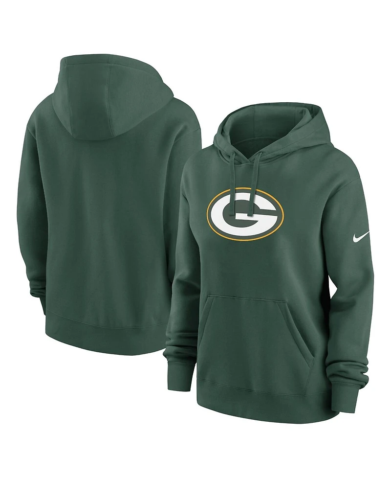 Nike Women's Green Bay Packers Club Fleece Pullover Hoodie