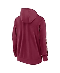 Nike Men's Garnet Florida State Seminoles 2024 Sideline Full-Zip Hoodie