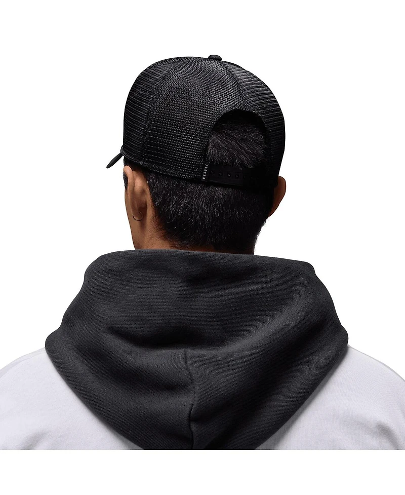 Jordan Men's Black Trucker Rise Adjustable Hat