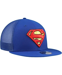 New Era Big Boys and Girls Blue Superman 9FIFTY Trucker Snapback Hat