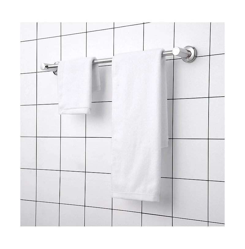 Aquaterior 23" Towel Bar Rack Holder Wall Mount Stainless Steel Single Bar