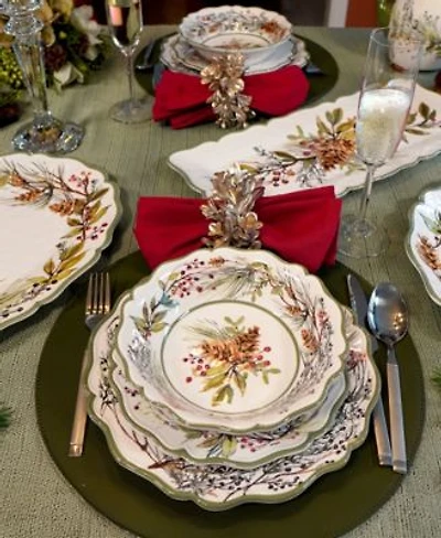 Certified International Winter Forest Dinnerware Collection