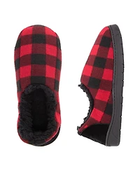 Muk Luks Men's John Slippers, Red/Black, L (12-13)