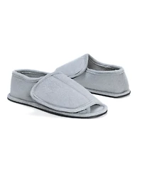 Muk Luks Men's Terry Open Toe Velcro Slippers