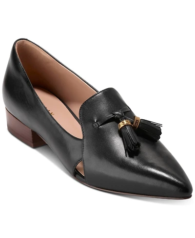Cole Haan Women's Vanya Tassel Block Heel Shoes