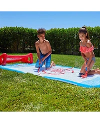 Wham-o Slip N Slide Water Knee Hockey Goals Set for Lawn Backyard