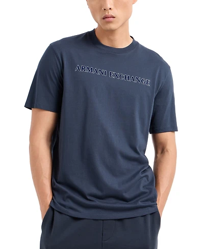 A|X Armani Exchange Men's Tonal Logo Print T-Shirt