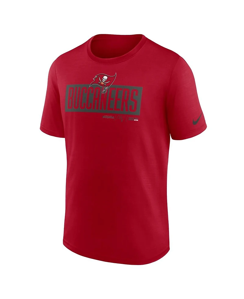 Nike Men's Red Tampa Bay Buccaneers Exceed Performance T-Shirt