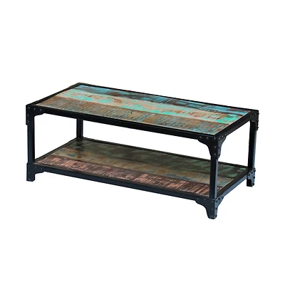 vidaXL Coffee Table Solid Reclaimed Wood