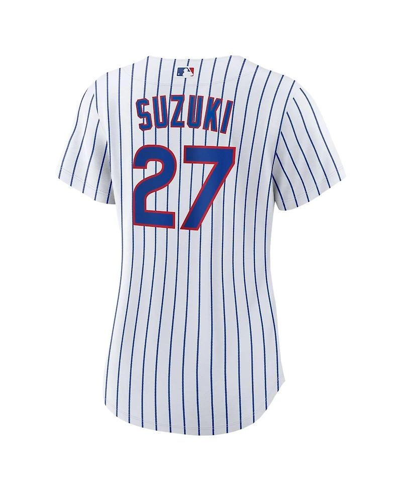 Nike Women's Seiya Suzuki White Chicago Cubs Home Replica Jersey