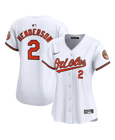 Nike Women's Gunnar Henderson White Baltimore Orioles Home Limited Player Jersey