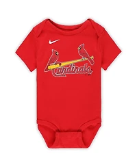 Nike Baby Boys and Girls Nolan Arenado Red St. Louis Cardinals Fuse Name Number Bodysuit