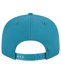 New Era Men's Teal Jacksonville Jaguars Throwback Crawl Standard 9FIFTY Snapback Hat