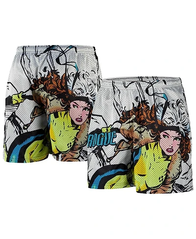 Chalk Line Men's White X-Men Rogue Retro Shorts