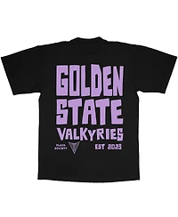 Playa Society Men's and Women's Eclipse Black Golden State Valkyries Premium T-Shirt