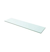 Shelf Panel Glass Clear 39.4"x9.8"