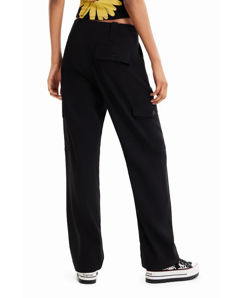 Desigual Women's Flowy cargo trousers