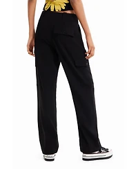 Desigual Women's Flowy cargo trousers