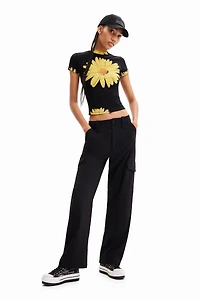 Desigual Women's Flowy cargo trousers
