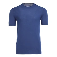 Bellemere New York Men's Essential Cashmere Silk Slim Fit T-Shirt - Consider Sizing Up for a Relaxed