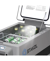 Costway 44 Quarts Portable Electric Car Cooler Refrigerator/Freezer