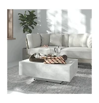 vidaXL Coffee Table Concrete Gray 33.5"x21.7"x12.2" Engineered Wood