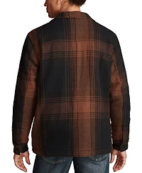 Lucky Brand Men's Plaid Shirt Jacket