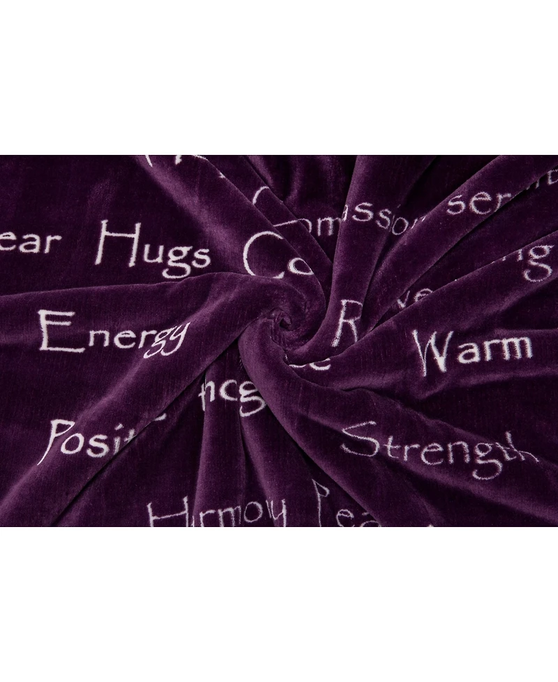 Chanasya Premium Healing Hugs Gift Blanket - for Hope Support Comfort Encouragement Sympathy