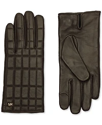 Michael Kors Women's Quilted Leather Tech Gloves