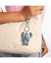 Disney Stitch Pave 3D Bling Keychain - Bag Charm, Backpack Accessories, Travel Collectible Gift Keychains