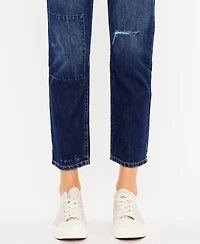 Kancan Women's Ultra High Rise 90's Boyfriend Jeans