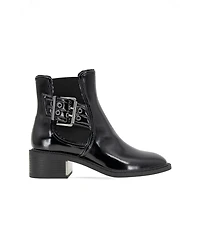 BCBGeneration Women's Bovee Buckle Detail Booties