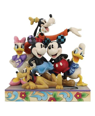 Enesco Disney Traditions Mickey And Friends Pals Forever Decorative Figurine