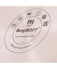 BergHOFF Ouro Gold 18/10 Stainless Steel 9.5" Deep Skillet with Glass Lid 3.1qt.